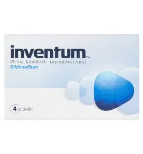 Inventum, 25 mg, tabletki do rozgryzania, żucia, 4 szt.