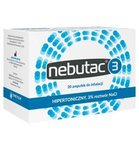 Nebutac 3, roztwór do inhalacji, hipertoniczny, 3% NaCl, 4 ml, 30 amp