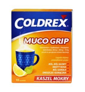Coldrex Complex Grip(Muco Grip)prosz.d/sp.roztw.doustn.10szt