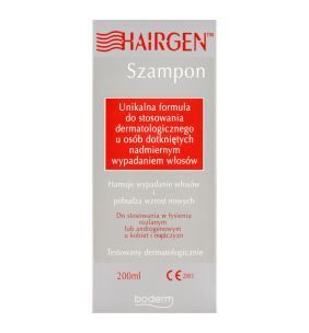 Hairgen, szampon przeciw wypadaniu włosów, pobudza wzrost nowych, 200 ml