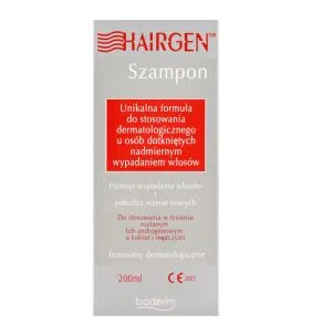 Hairgen, szampon przeciw wypadaniu włosów, pobudza wzrost nowych, 200 ml