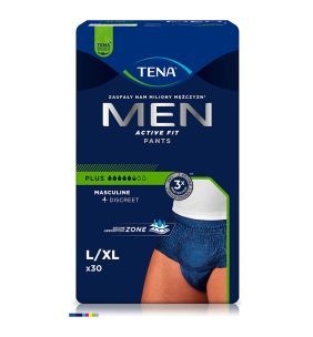 TENA Men Pants Plus, majtki chłonne, rozmiar L, 30 szt.