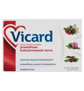 Vicard, tabletki.powlekane, 180 szt.