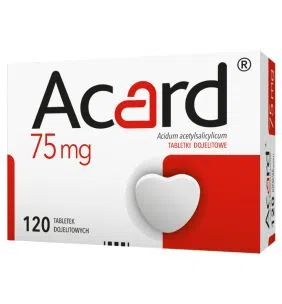 Acard,  75 mg, tabletki dojelitowe, 120 szt.