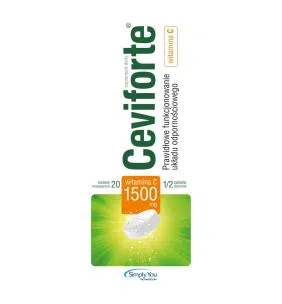 Ceviforte C 1500, tabletki musujące, 20 szt.