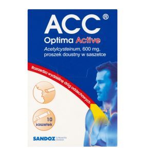 ACC Optima Active, 600 mg, proszek doustny, 10 szt.