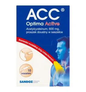 ACC Optima Active, 600 mg, proszek doustny, 10 szt.