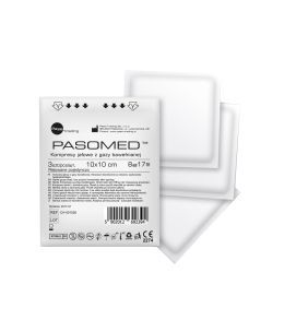 Kompr.gaz.jal.Pasomed,17nit,10x10cm,( 8w),3 szt (pak.pojed)