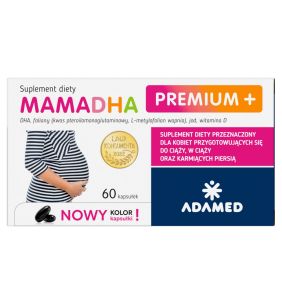 MamaDHA Premium+, kapsułki, 60 szt.