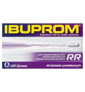 Ibuprom RR Max (Ibuprom RR), 400 mg, tabletki powlekane, 48 szt. (butelka)