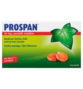 Prospan, 26 mg, pastylki miękkie, 20 szt.