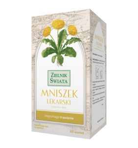 Zielnik Świata Mniszek lekarski, zioła do zaparzania w saszetkach, 20 szt.