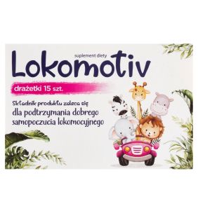 Lokomotiv, drażetki, 15 szt.