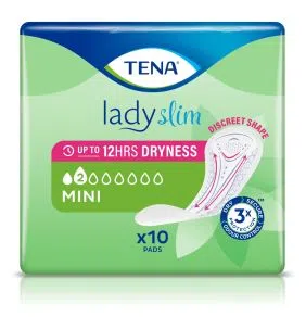 TENA Lady Slim Mini, specjalistyczne podpaski, 10 szt.