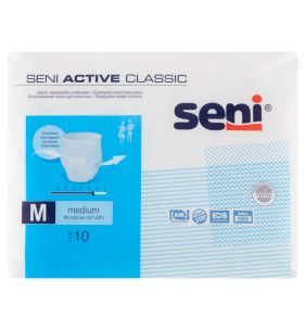 Seni Active Classic, majtki chłonne, medium, 10 szt.