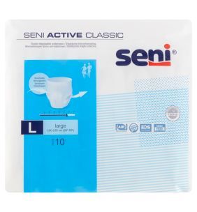 Seni Active Classic, majtki chłonne, large, 10 szt.