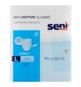 Seni Active Classic, majtki chłonne, large, 30 szt.
