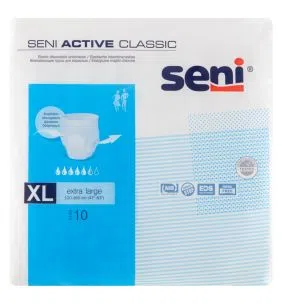Seni Active Classic, majtki chłonne, extra large, 10 szt