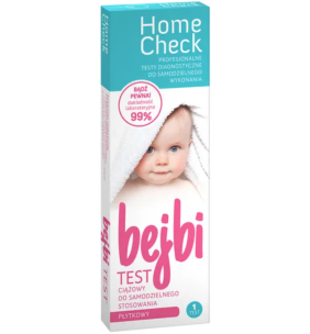 Bejbi Home Check test ciążowy płytkowy, 1 szt.