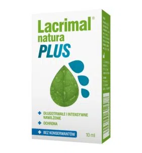 Lacrimal Natura Plus, krople do oczu, 10 ml