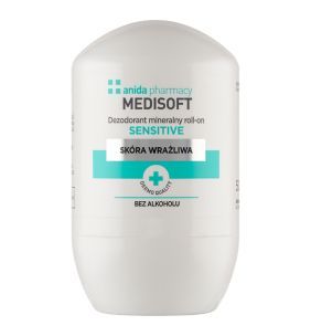 Anida Medisoft Sensitive, dezodorant mineralny, roll-on, 50 ml