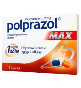 Polprazol Max, 20 mg, kapsułki dojelitowe, twarde, 14 szt.