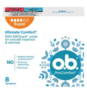 O.B. ProComfort Super, tampony, 8 szt.