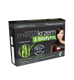 Mega Krzem z biotyną, tabletki powlekane, 40 szt.