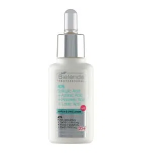Bielenda Professional, 40 % kwas salicylowy + kwas azaleinowy + kwas migdałowy + kwas mlekowy, 30 ml