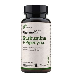 Pharmovit, Kurkumina + Piperyna, kapsułki, 90 szt.
