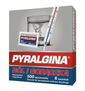 Pyralgina Gorączka, 500 mg, granulat w saszetkach, 6 szt.