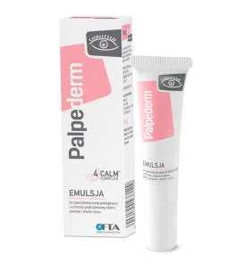 Palpederm, emulsja do specjalistycznej pielęgnacji i ochrony podrażnionej skóry powiek i okolic oczu,15 ml