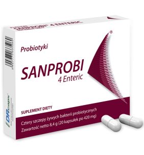 Sanprobi 4 Enteric, kapsułki, 20 szt.