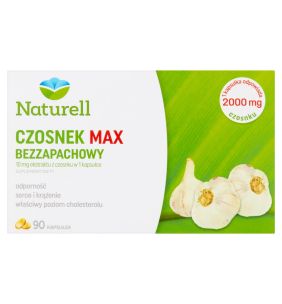 Naturell Czosnek Max Bezzapachowy, kapsułki, 90 szt.