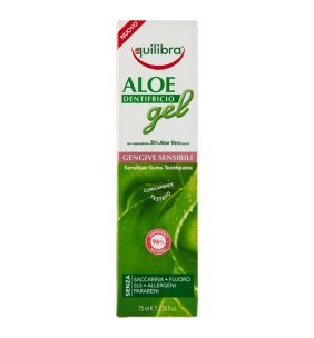 Equilibra, aloesowa pasta do zębów wrażliwych i dziąseł, 75 ml