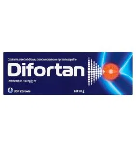 Difortan, 100 mg/g, żel, 50 g