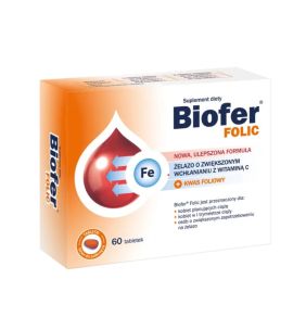 Biofer Folic, tabletki, 60 szt.