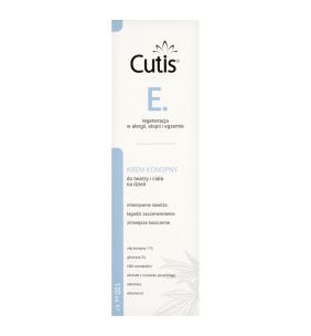 Cutis E Krem konopny 17% + CBD kannabidiol do skóry z objawami egzemy