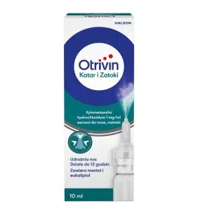 Otrivin Katar i Zatoki, 1 mg/ml, aer.do nosa, 10 ml, but.