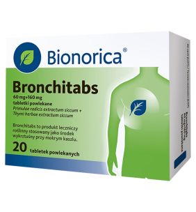 Bronchitabs, 60 mg + 160 mg, tabletki powlekane, 20 szt.
