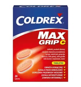 Coldrex MaxGrip C, tabl., 24 szt,bl(2x12)