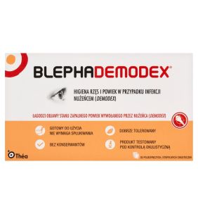 Blephademodex, chusteczki do higieny powiek, 30 szt.