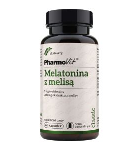 Pharmovit Melatonina z melisa, kaps., 60 szt