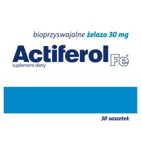 Actiferol Fe, 30 mg, proszek do rozpuszczenia w saszetkach, 30 szt.