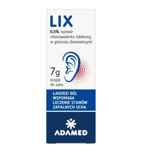 Lix krople do uszu, 7 g