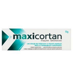 Maxicortan, 10 mg/g, krem, 15 g