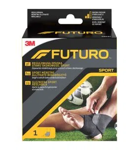 Futuro Sport, opaska stawu skokowego, czarna, regulowana, 1 szt.