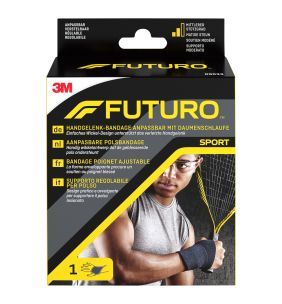 Futuro Basic Sport, regulowana opaska stabilizująca nadgarstek, czarna, 1 szt.