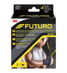 Futuro Basic Sport, regulowana opaska stabilizująca nadgarstek, czarna, 1 szt.