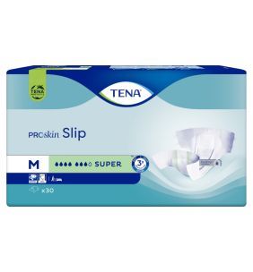 TENA Slip ProSkin Super, pieluchomajtki, rozmiar M, 30 szt.